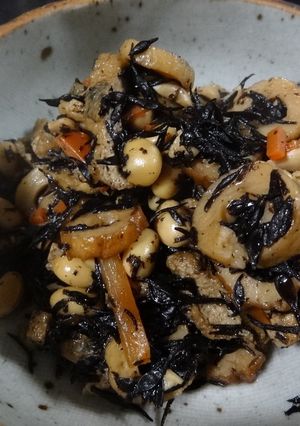 大豆とひじきの煮物-レシピのメイン写真