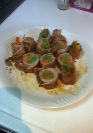 豚肉野菜巻/肉卷-レシピのメイン写真