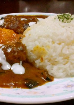 カボチャ入りミートボールの野菜カレー-レシピのメイン写真