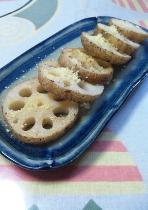 簡単焼くだけ☆蓮根ソテー-レシピのメイン写真