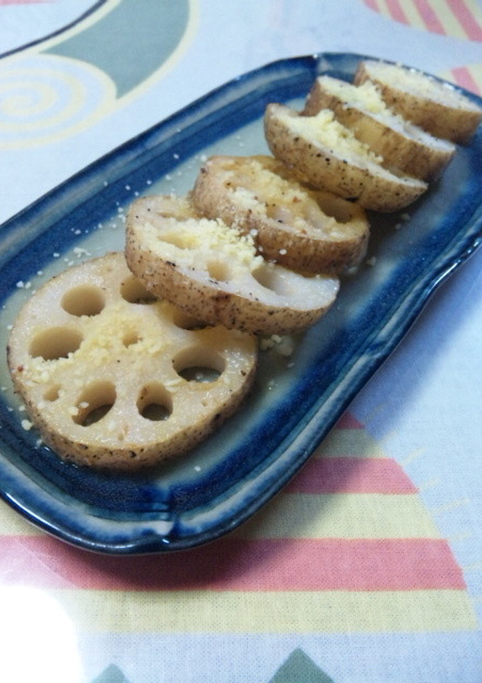 簡単焼くだけ☆蓮根ソテー-レシピのメイン写真