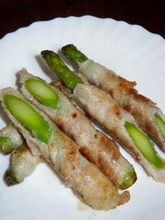 グリーンアスパラの豚バラ肉巻き巻き-レシピのメイン写真