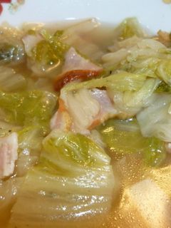 簡単!白菜のベーコン煮-レシピのメイン写真