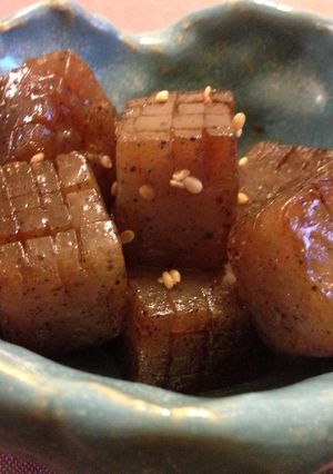 こんにゃくのトウガラシ醤油炒め-レシピのメイン写真