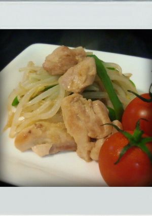 ■糖質制限■鶏もも肉もやし炒め簡単お弁当-レシピのメイン写真