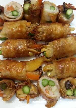★干し野菜と干しキノコの肉巻き★-レシピのメイン写真