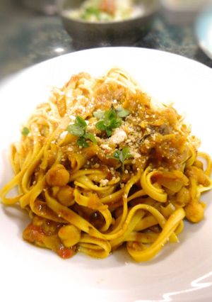 リメイク★残りカレーのフィットチーネ-レシピのメイン写真