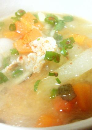 炊飯器で下ごしらえ☆豚汁-レシピのメイン写真