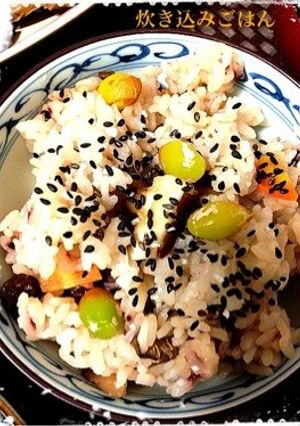 キノコの炊き込みごはん-レシピのメイン写真