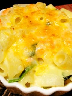 鮭とほうれん草のグラタン-レシピのメイン写真