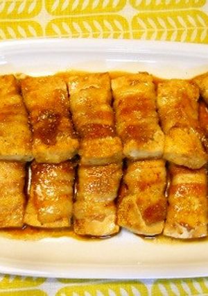 焼き豆腐の肉巻-レシピのメイン写真