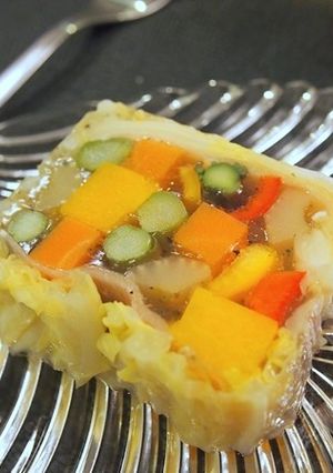 彩り野菜のテリーヌ-レシピのメイン写真
