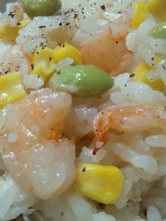 ♥子供が大好き♥エビと枝豆ピラフ♥-レシピのメイン写真