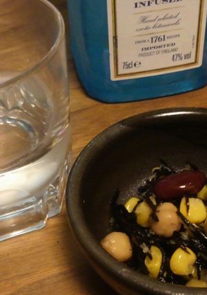 ひじきと豆とコーンの生姜ドレッシング和え-レシピのメイン写真
