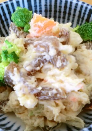 マヨ控えめでも美味☆蒟蒻 ポテトサラダ-レシピのメイン写真