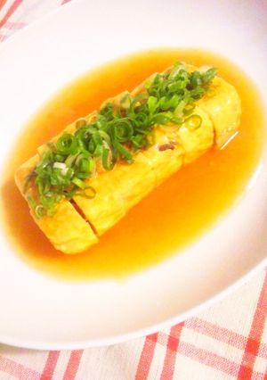 めんつゆで簡単☆和風カニ玉子焼きあんかけ-レシピのメイン写真