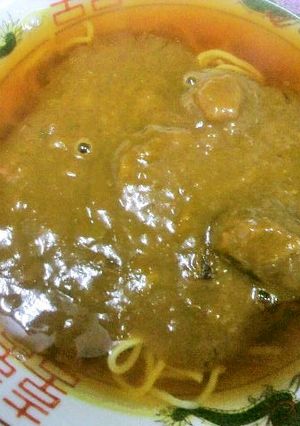 ♪残ったカレーで激ウマ☆カレーラーメン♪-レシピのメイン写真