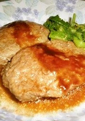 塩麹で味付け♪柔らかハンバーグ-レシピのメイン写真