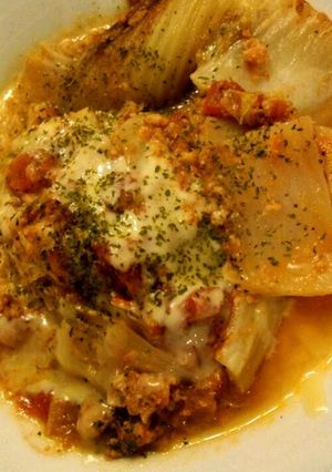 白菜のトマトミルフィーユ煮-レシピのメイン写真
