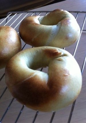 うぐいすきな粉ベーグル-レシピのメイン写真