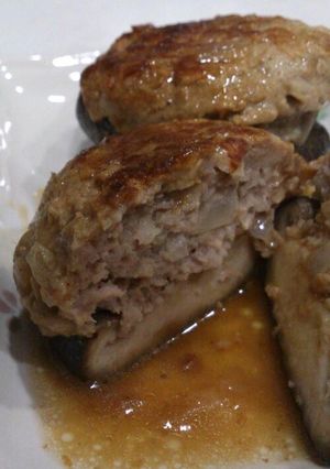 しいたけの肉詰め*バター醤油-レシピのメイン写真
