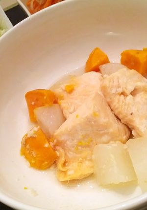 ストウブ鍋でサーモンの塩麹煮-レシピのメイン写真