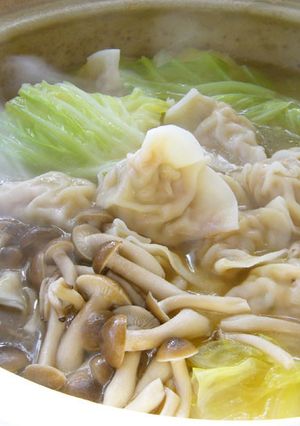 鶏味塩 de キャベツとしめじの鍋-レシピのメイン写真