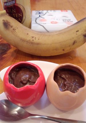 チョコ&バナナのふんわり豆腐ムース☆-レシピのメイン写真