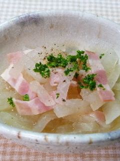 すぐ出来る♪大根とベーコンの煮もの-レシピのメイン写真