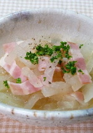 すぐ出来る♪大根とベーコンの煮もの-レシピのメイン写真