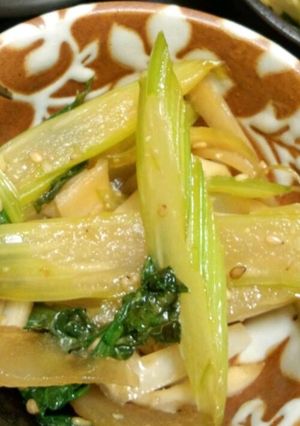 セロリのきんぴら-レシピのメイン写真