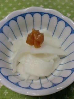 大根の梅昆布茶漬け-レシピのメイン写真