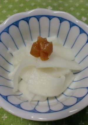 大根の梅昆布茶漬け-レシピのメイン写真