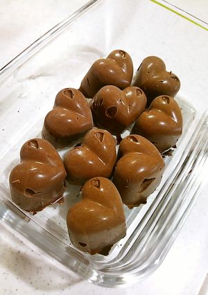 【糖質制限】簡単☆ひと粒チョコアイス-レシピのメイン写真