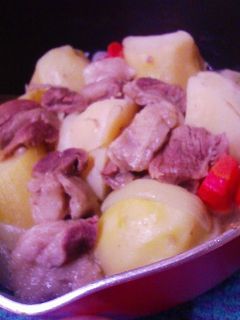 塩肉じゃが(牛筋で♪)-レシピのメイン写真