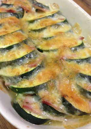 ズッキーニ★ベーコンチーズ焼き-レシピのメイン写真