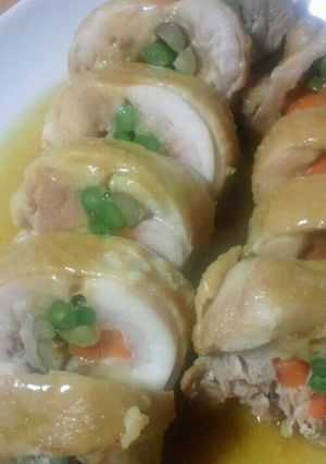 簡単ロールチキン-レシピのメイン写真