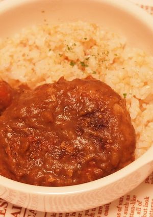 余ったカレーdeカレーハンバーグ♬-レシピのメイン写真