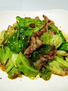 キャベツと豚肉の豆豉炒め-レシピのメイン写真