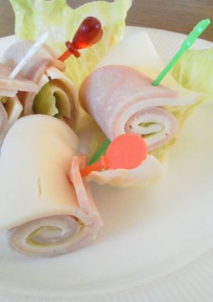 超簡単おもてなし☆ハムチーズレタス巻き-レシピのメイン写真