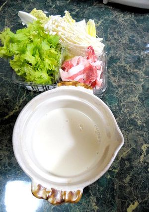 一人豆乳鍋-レシピのメイン写真