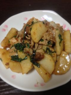 長芋と大葉の炒め物-レシピのメイン写真