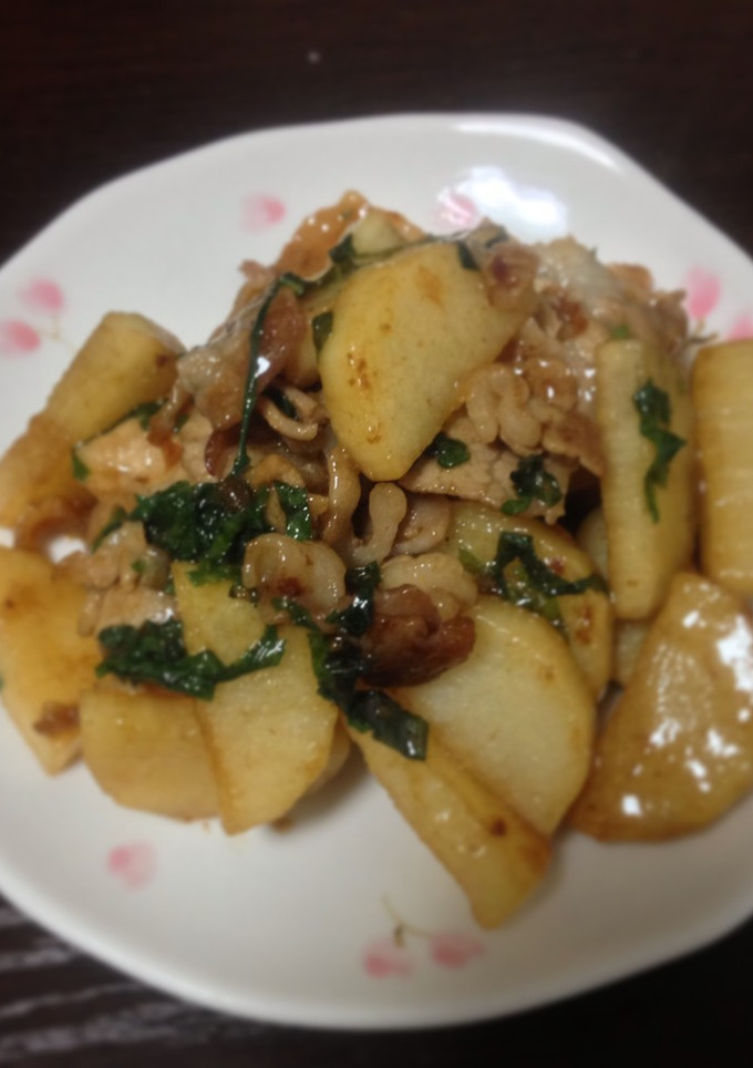 長芋と大葉の炒め物-レシピのメイン写真