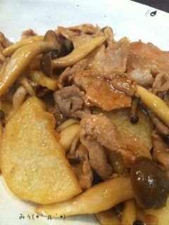 豚肉と長いもの照り照り♡甘辛炒め-レシピのメイン写真