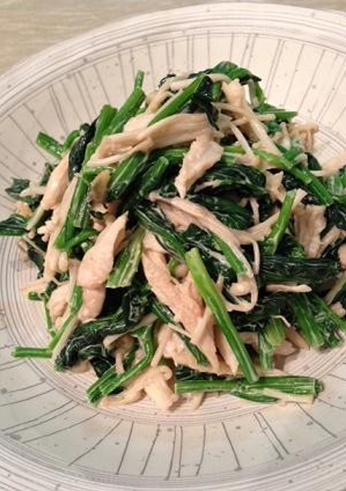 ほうれん草とえのき茸の和え物-レシピのメイン写真