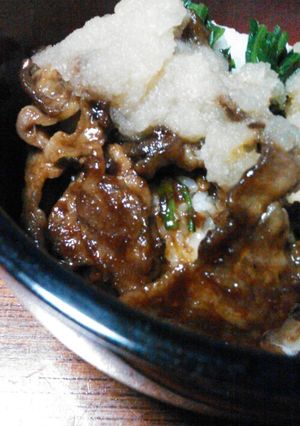 ランチや夜食に☆簡単！ズボラみぞれ豚丼-レシピのメイン写真