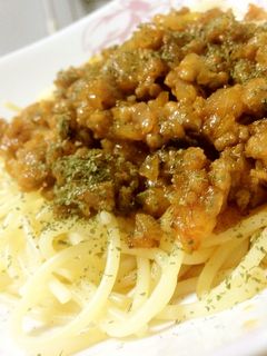 ~おっ、作れる~簡単 ミートソースパスタ-レシピのメイン写真