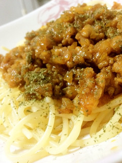~おっ、作れる~簡単 ミートソースパスタ-レシピのメイン写真