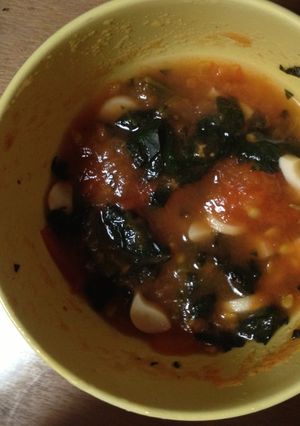 離乳食後期〜☆レンジで簡単☆トマトスープ-レシピのメイン写真