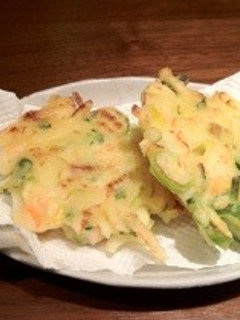 下仁田ネギとエビのかき揚げ-レシピのメイン写真